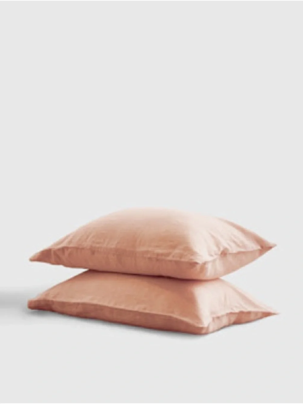 Quince European Linen Pillowcase Set in Dessert Sunset